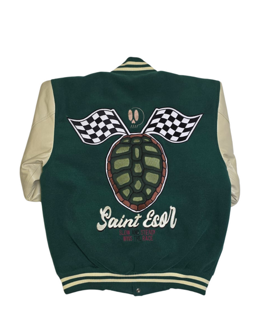 Slow & Steady Varsity Jacket