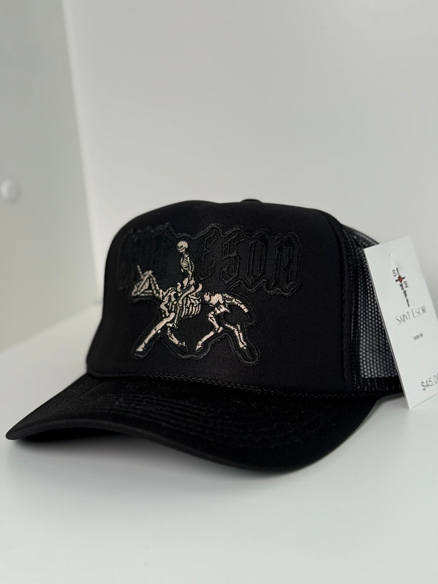 Skeleton Rider Trucker Cap