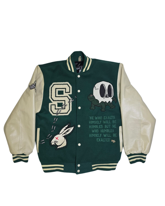 Slow & Steady Varsity Jacket