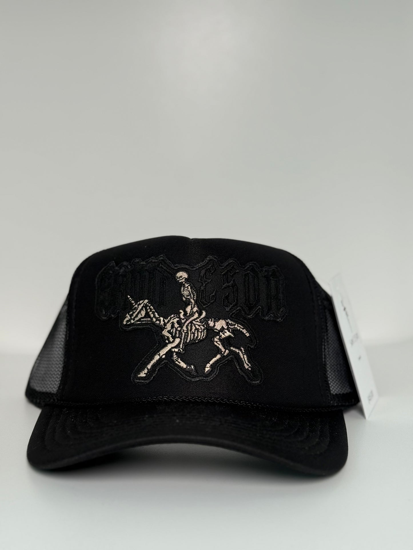 Skeleton Rider Trucker Cap