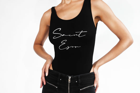 Saint Esor Script Bodysuit